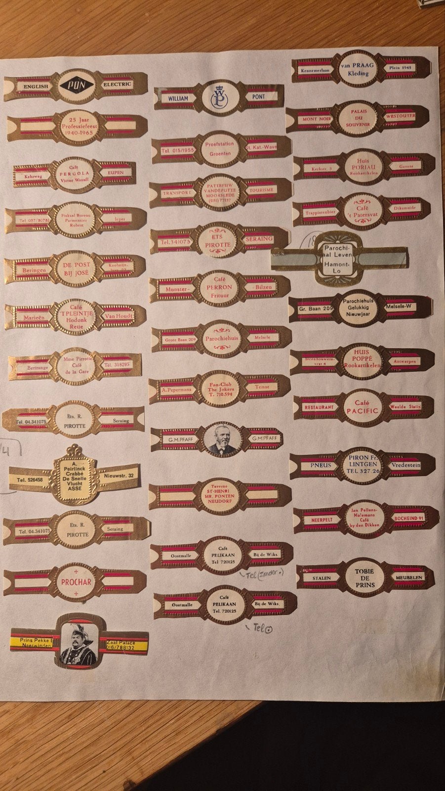 Sigarenbanden, Ophalen, Zo goed als nieuw, Sigarenbandjes