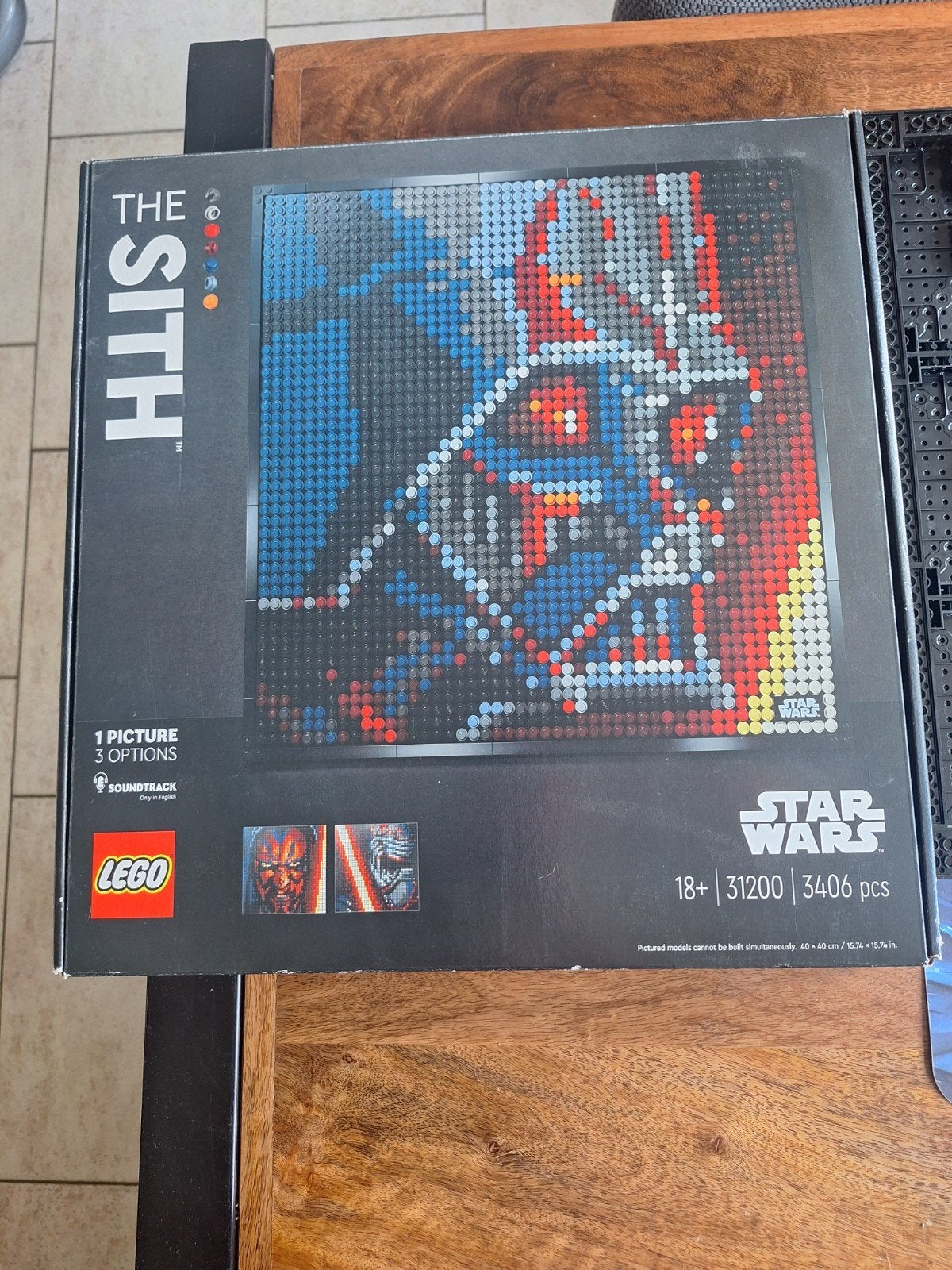 Lego Star Wars Art The Sith 31200,Z.G.A.N!!!, Compleet, Star Wars, Lego, Ophalen of Verzenden
