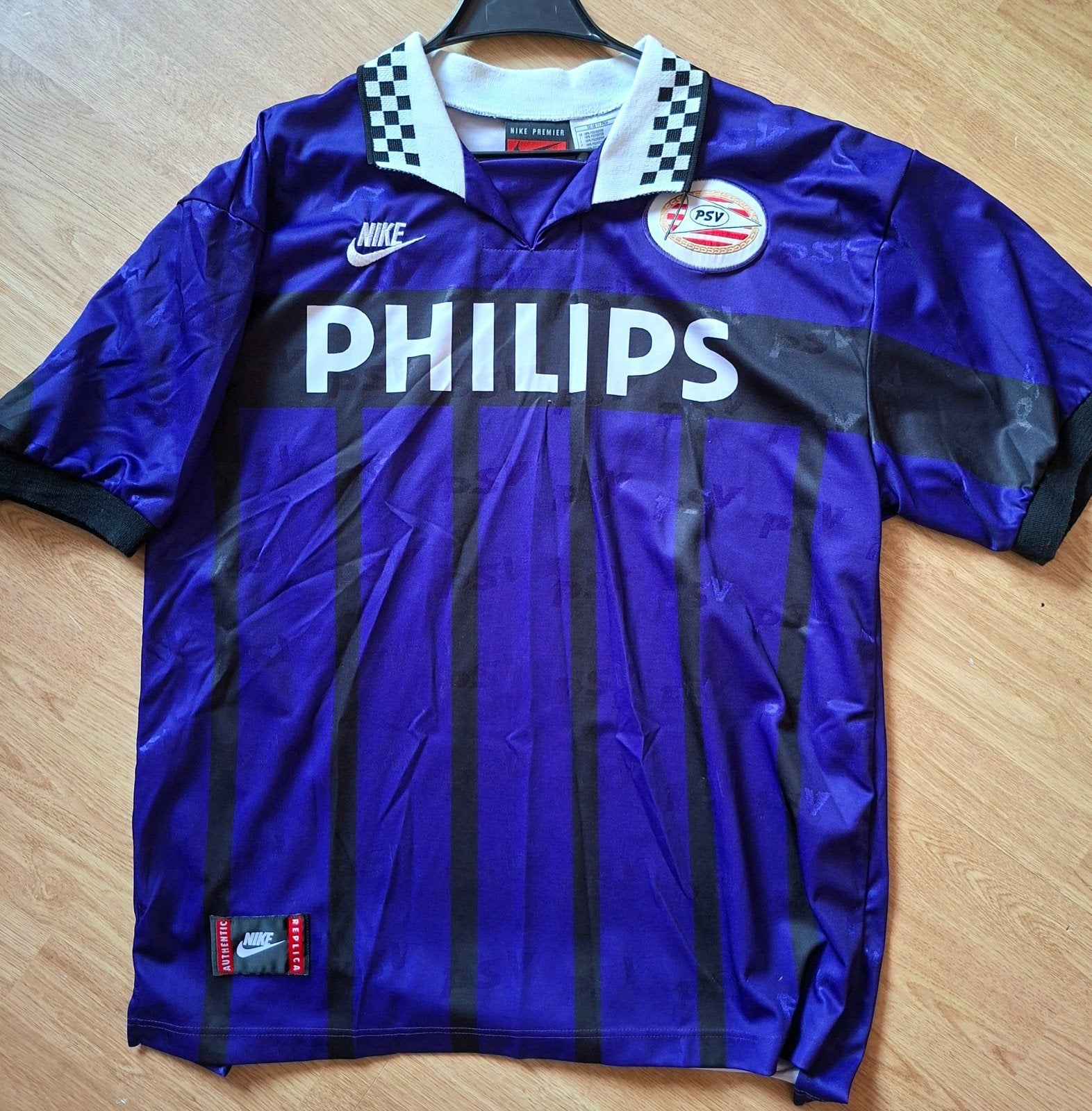 Origineel PSV Eindhoven Uitshirt 1995-1996  Vintage Nike, Sport en Fitness, Maat L, Ophalen of Verzenden, Zo goed als nieuw, Shirt