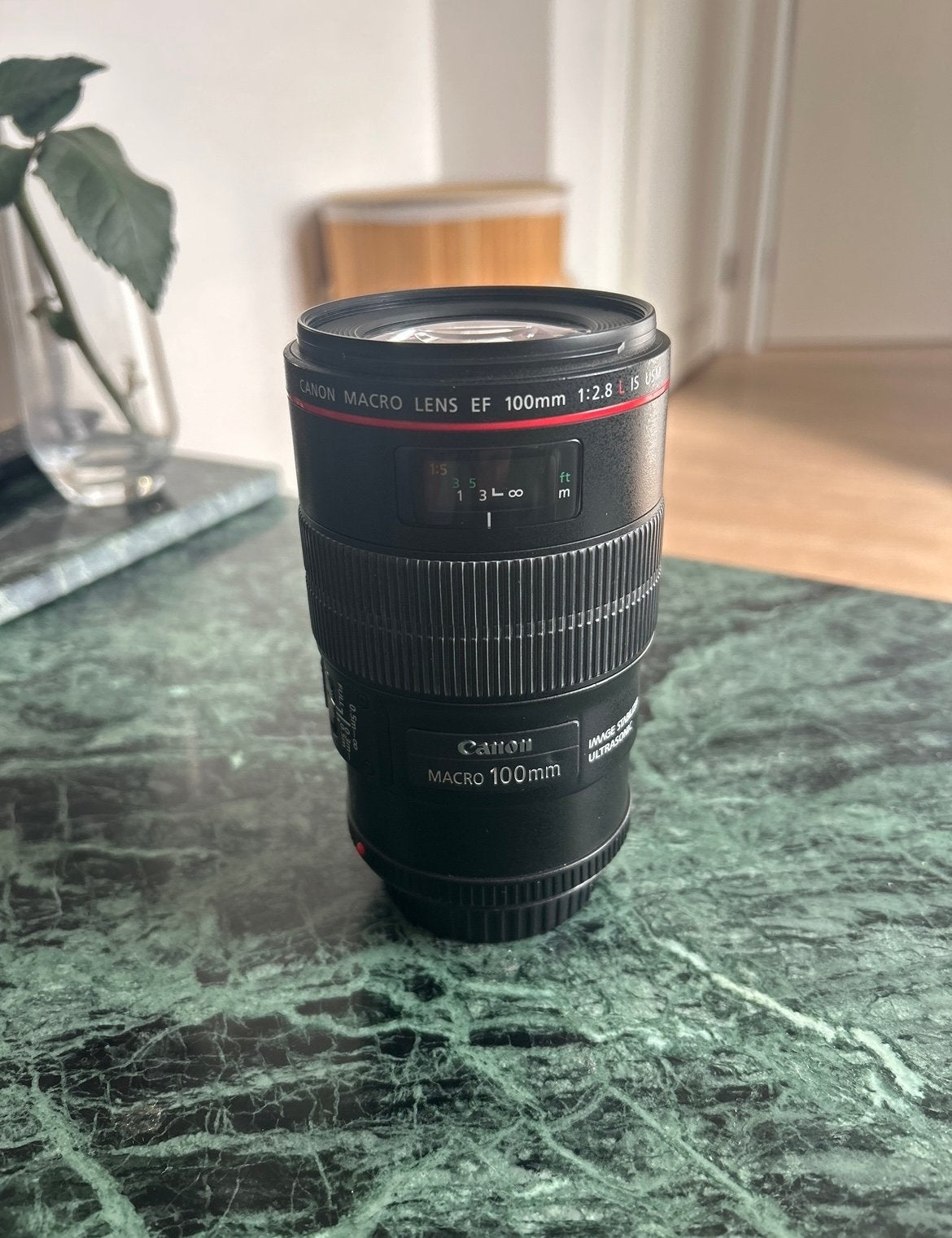 Canon EF 100mm f/2.8L Macro IS USM Lens, Audio, Tv en Foto, Ophalen, Canon, Autofocus, Zo goed als nieuw