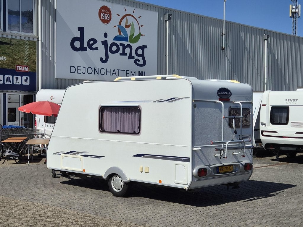 Caravelair Antares 400 Voortent en Luifel, Schokbreker, Bedrijf, Treinzit, Tot en met 3