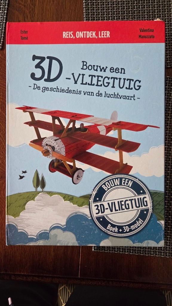 3D Bouw een vliegtuig, Ophalen of Verzenden, Knutselen