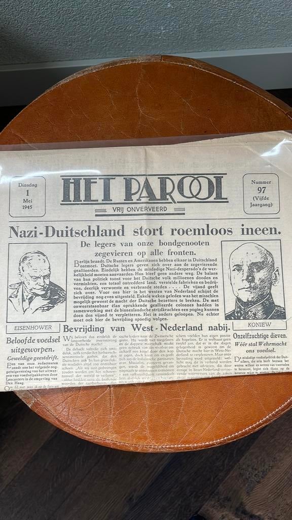 Krant, Verzamelen, Militaria | Tweede Wereldoorlog, Ophalen of Verzenden, Overige soorten, Nederland, Boek of Tijdschrift