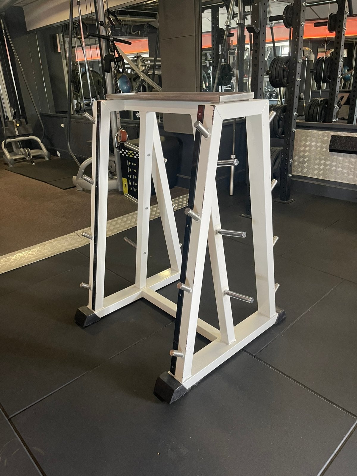 Opbergrek voor halters, Sport en Fitness, Ophalen of Verzenden, Gebruikt, Halterset