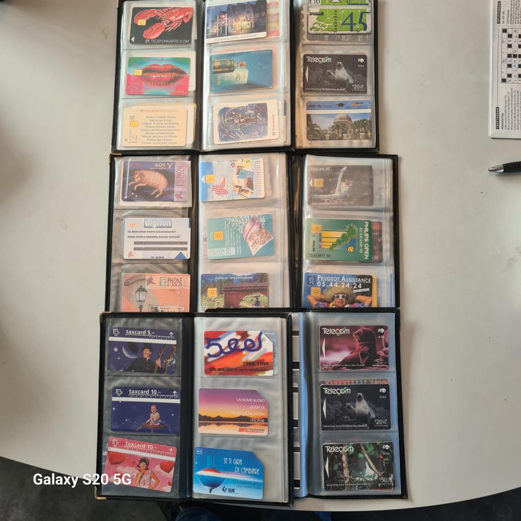 Grote collectie van ca. 500 telefoonkaarten in mappen, Verzamelen, Ophalen of Verzenden