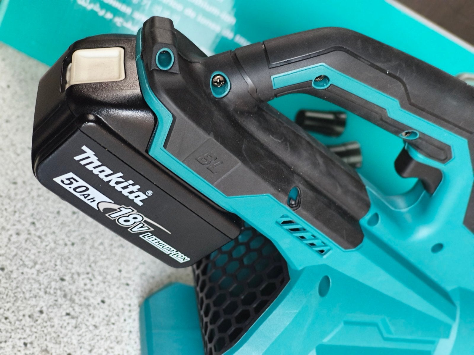Krachtige Bladblazer + 2x 5.0ah accu(Makita 18v Compatible.), Tuin en Terras, Verzenden, Nieuw, Makita Compatible, Accu