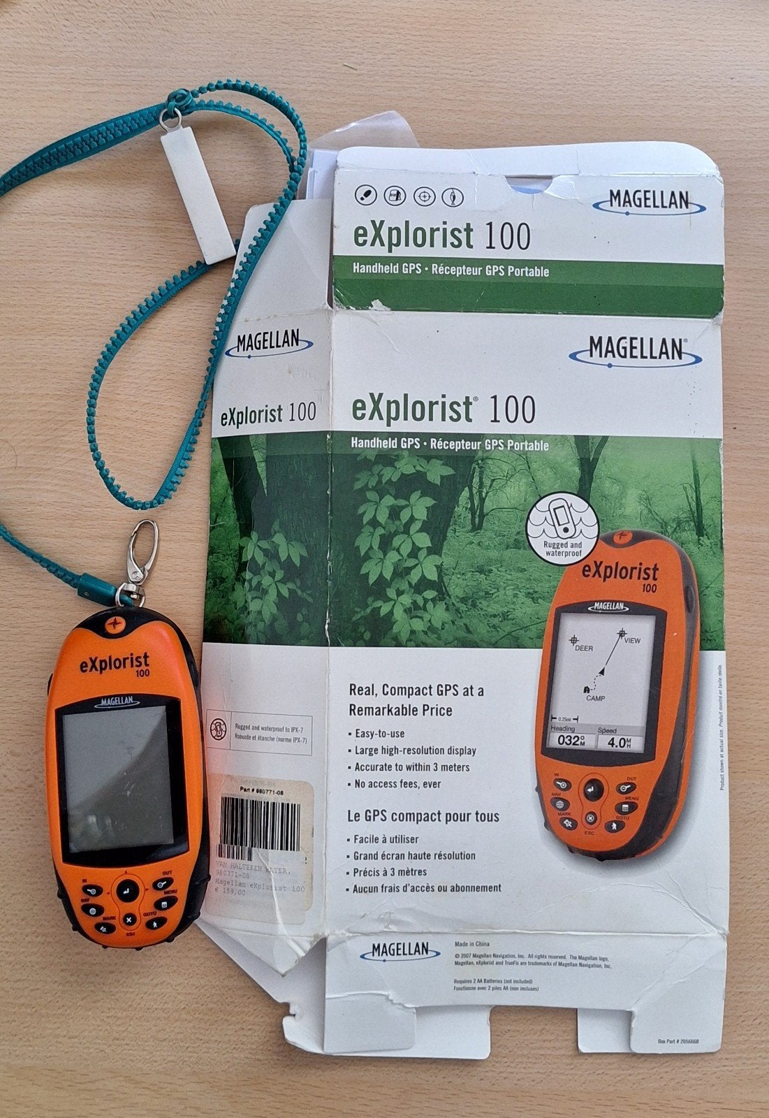 Magellan eXplorist 100 Handheld GPS - Robuust en Waterdicht, Ophalen, Zo goed als nieuw