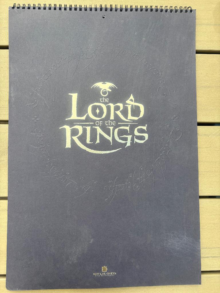 Lord of the rings kalender 2001, Ophalen of Verzenden, Gebruikt, Overige typen