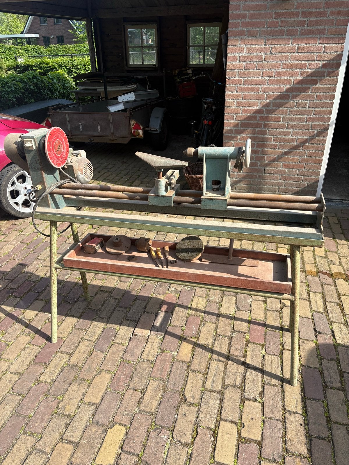 Houtdraaibank, Ophalen, Gebruikt, Houtdraaibank, 1000 mm of meer