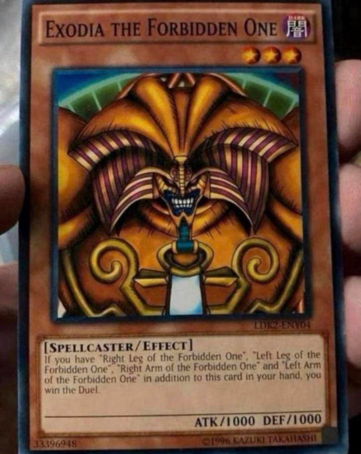 Yu-Gi-Oh! Complete Exodia Set LDK2 Print !, Hobby en Vrije tijd, Verzamelkaartspellen | Yu-gi-Oh!, Ophalen of Verzenden, Zo goed als nieuw