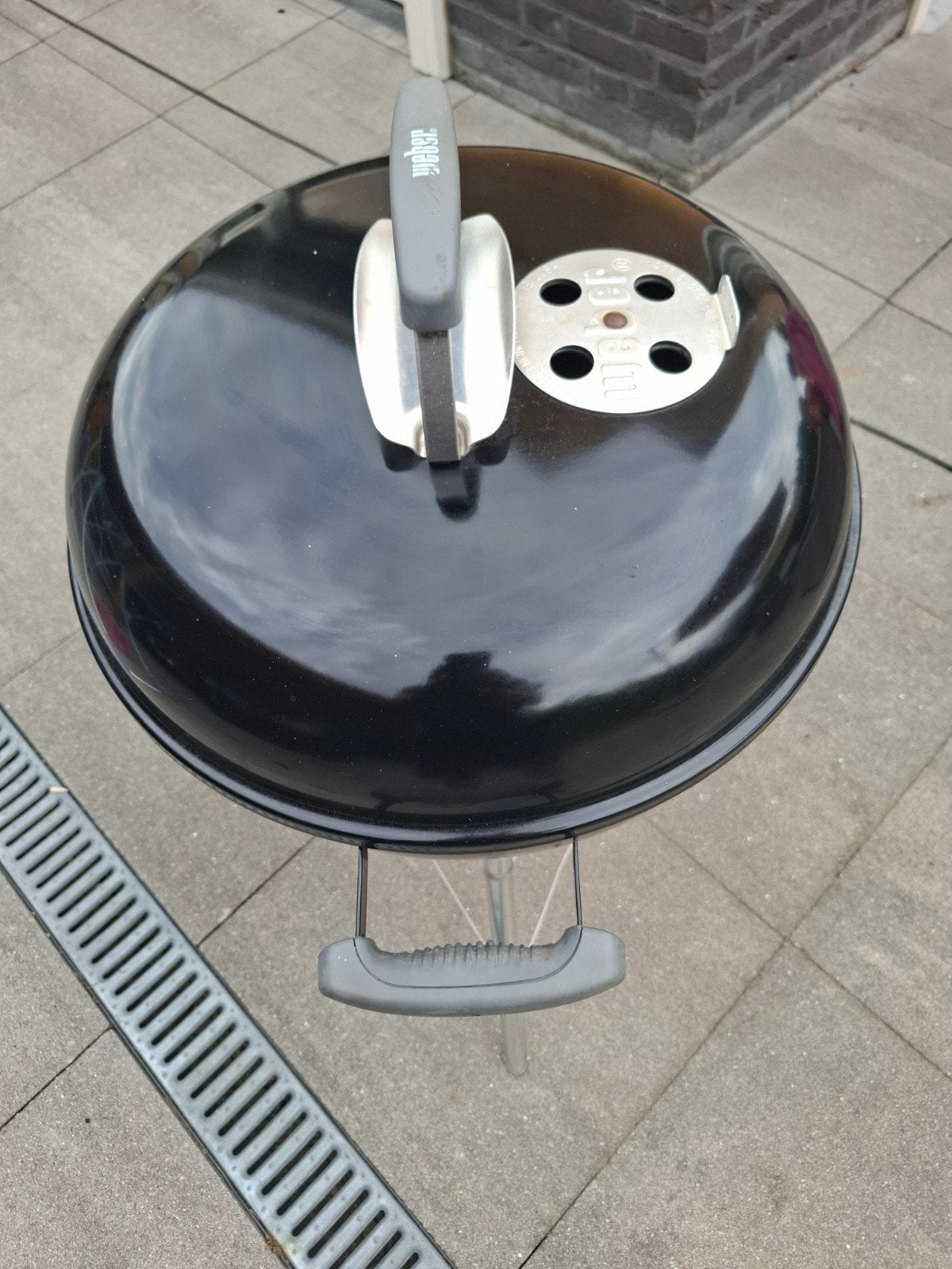Weber Roestvrije Houtskool Barbeque, Ophalen, Gebruikt