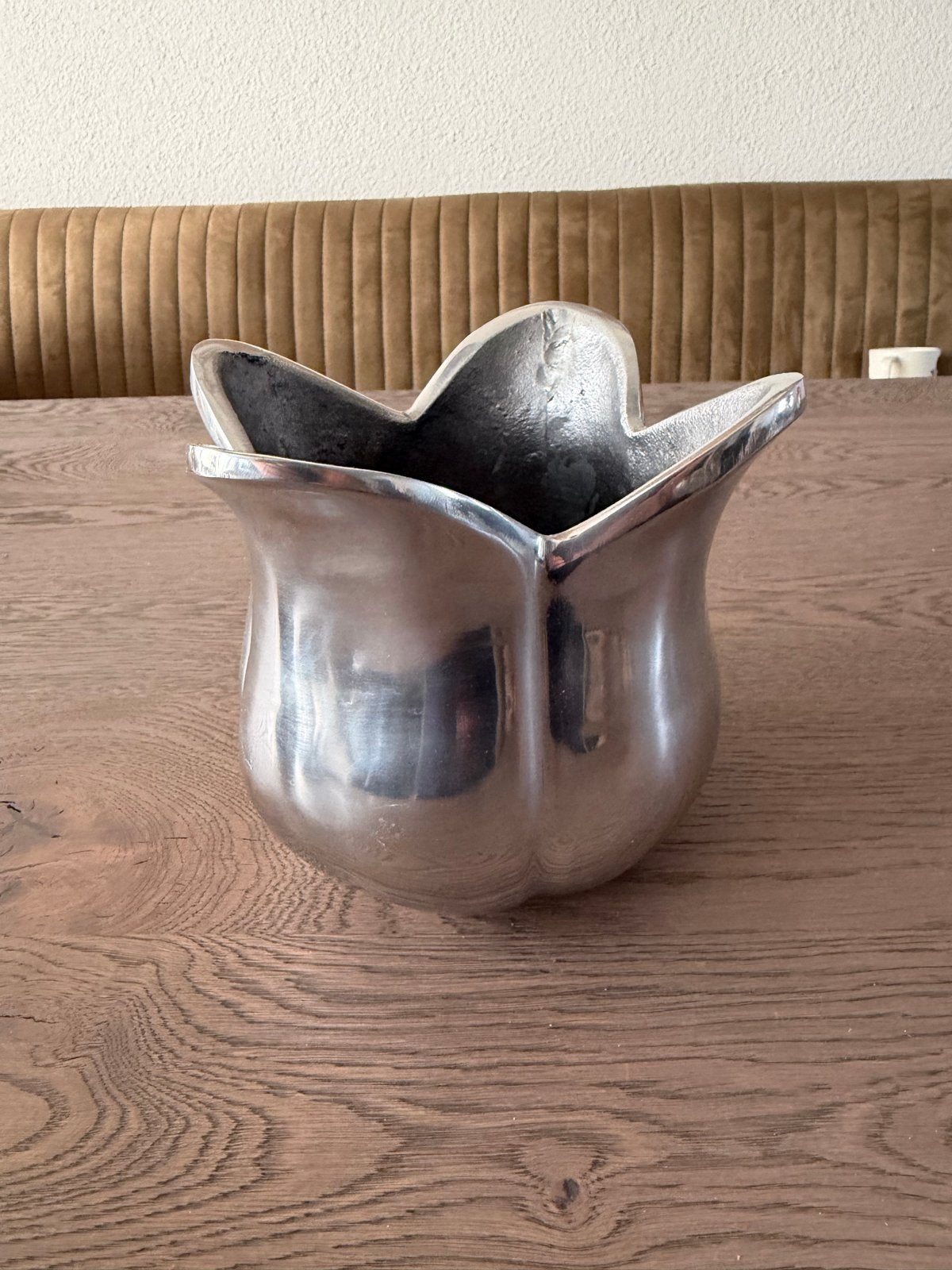 Brass & Boom Tulpenvaas - Zilverkleurig, Huis en Inrichting, Ophalen of Verzenden, Zo goed als nieuw, Zilver