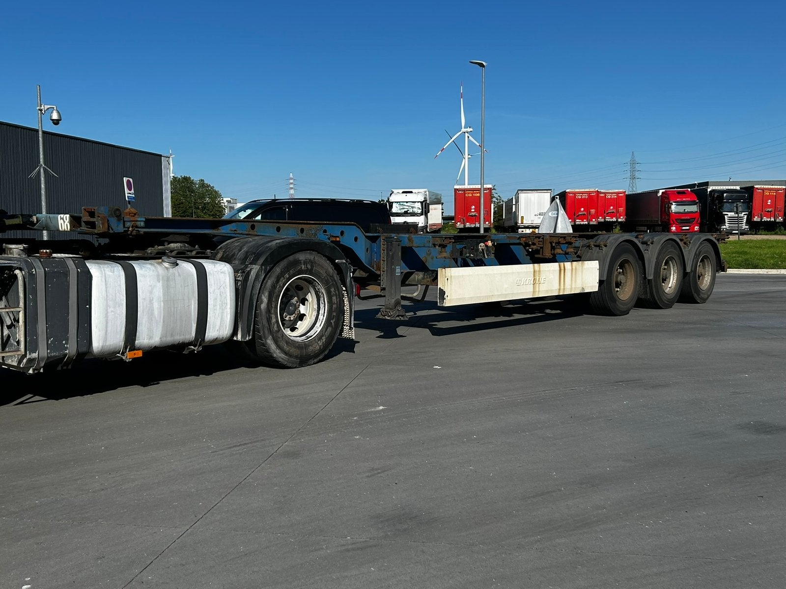 4x krone container multichassis pneumatisch, Particulier, Aanhangers en Opleggers, Te koop