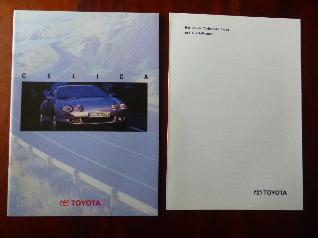 Toyota Celica 1997 brochure  Duits, Verzenden, Zo goed als nieuw, Toyota