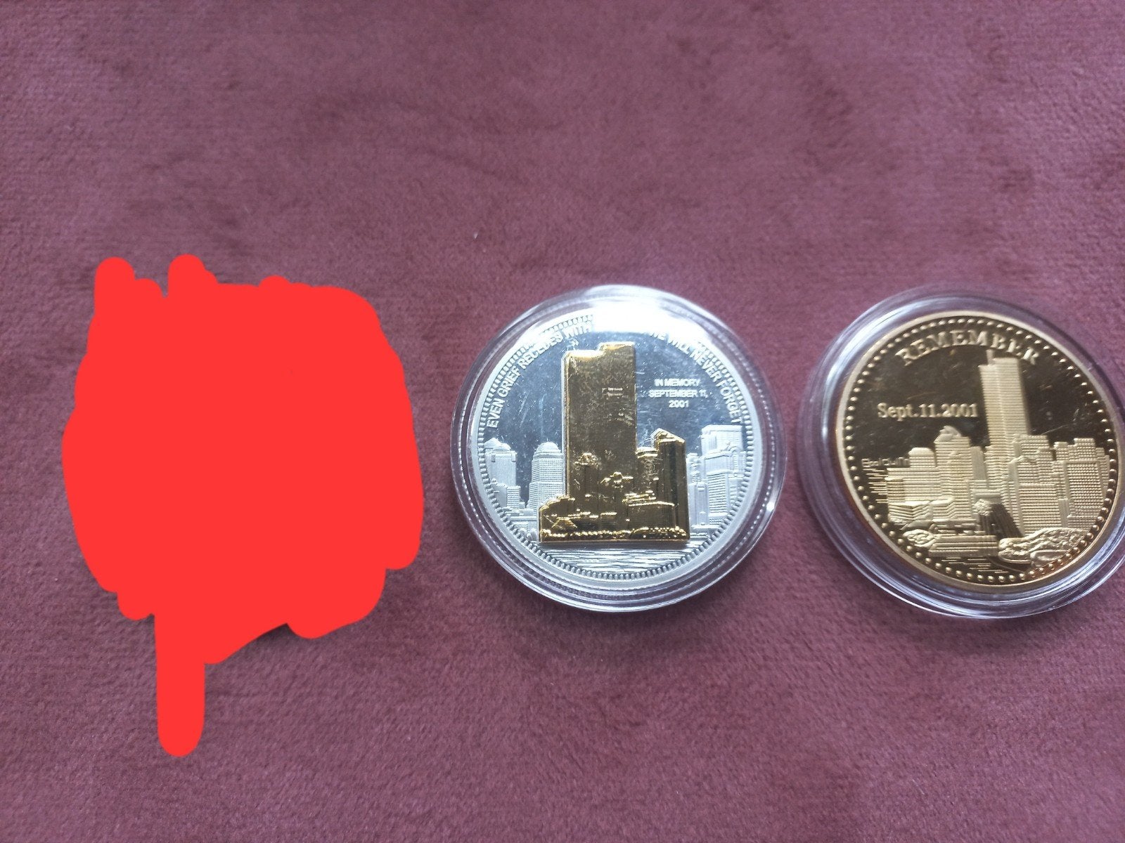 USA Challenge Coins 9/11 Aanslag Herdenkingsmunten, Ophalen of Verzenden, Landmacht, Amerika
