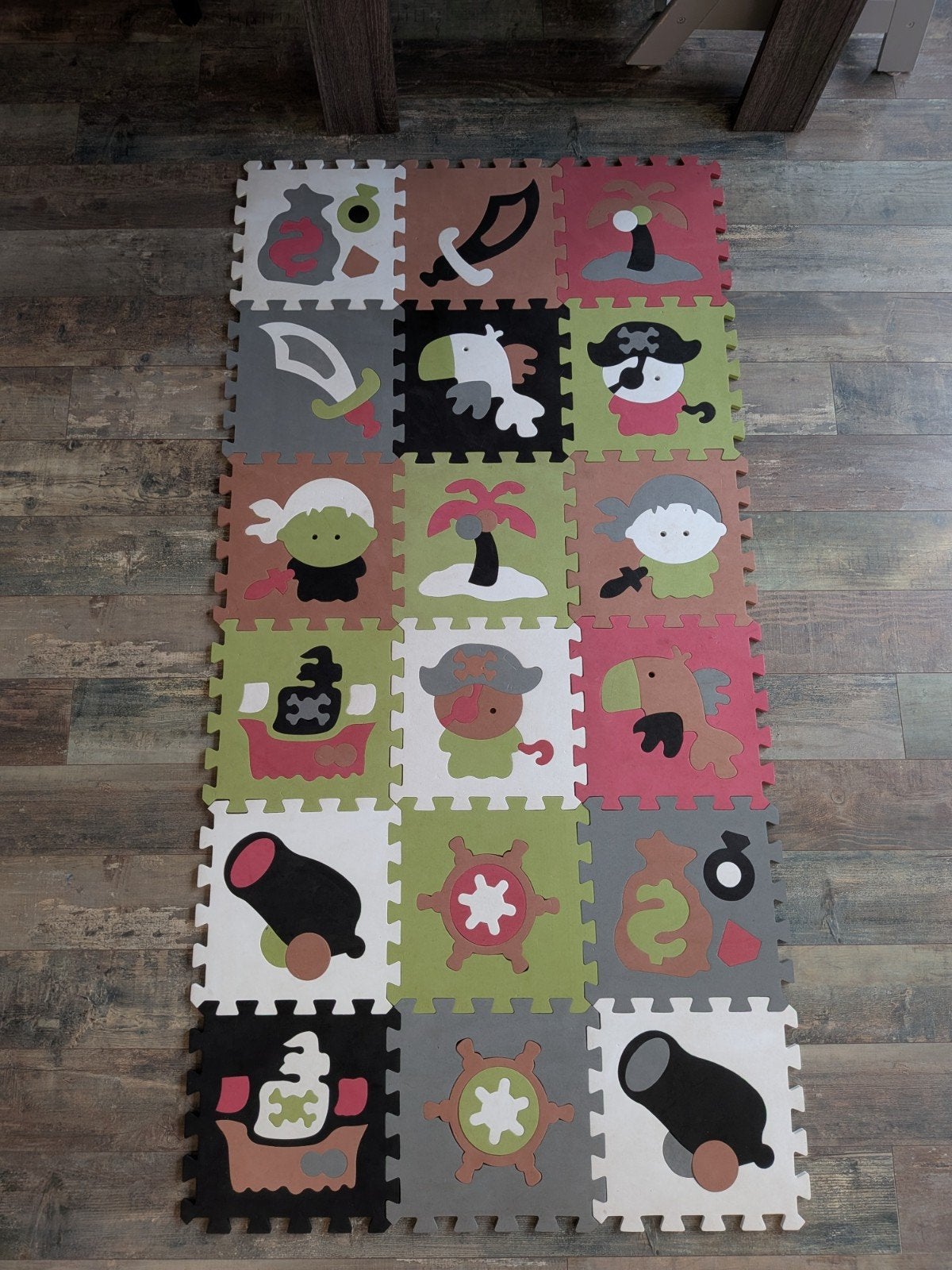 Foam speel/puzzelmat, Ophalen, Gebruikt, Jongen of Meisje