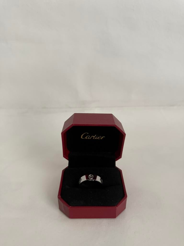Cartier ring zilver, Sieraden, Tassen en Uiterlijk, Ringen, Ophalen of Verzenden, Nieuw