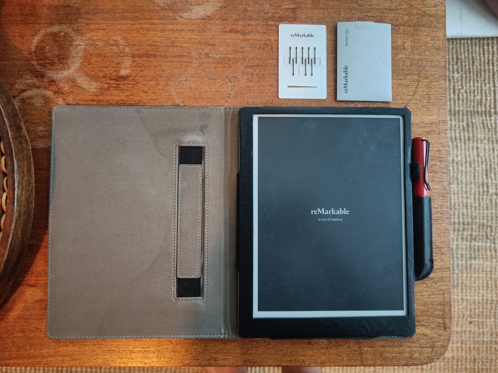 reMarkable 2 E-reader met hoes en pen, Computers en Software, E-readers, Zo goed als nieuw, 10 inch of meer, 8 GB, Touchscreen
