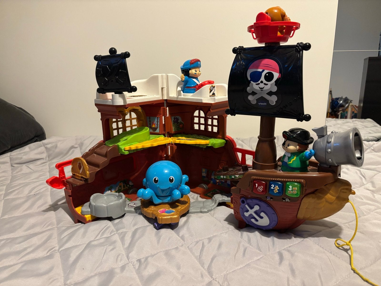 VTech Piratenschip, Kinderen en Baby's, Speelgoed | Overig, Ophalen, Zo goed als nieuw, Jongen of Meisje