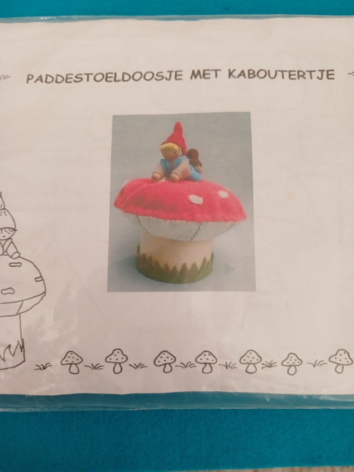Paddestoeldoosje met kaboutertje, Ophalen of Verzenden, Nieuw