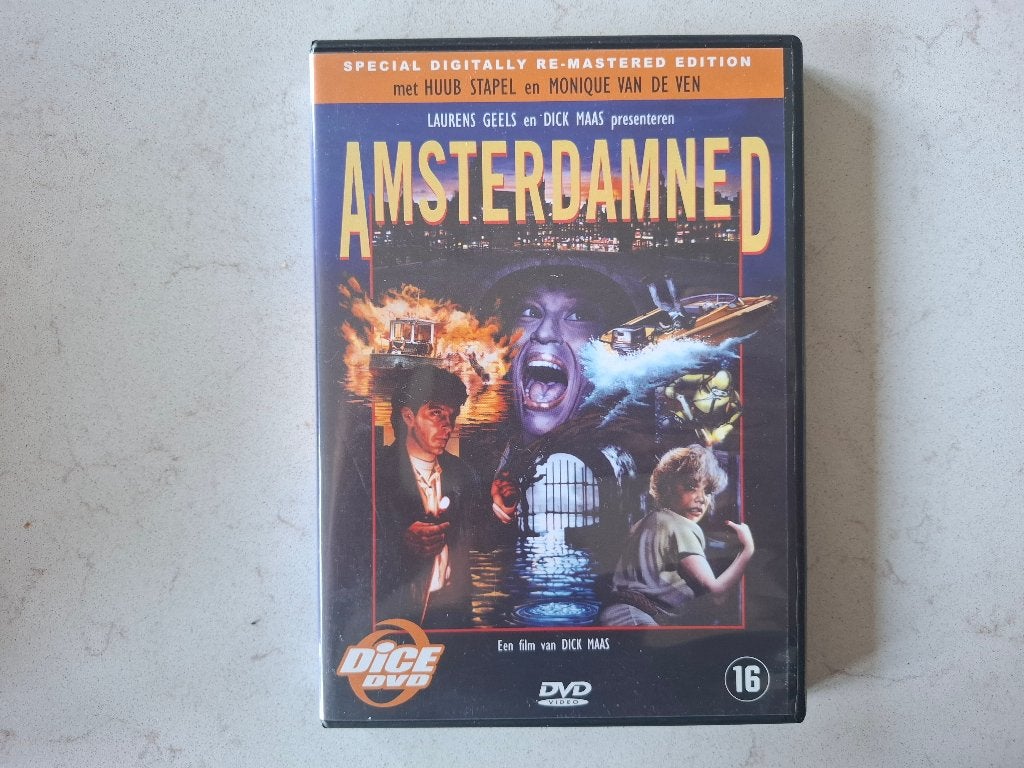 Amsterdamned - Special Digitally Re-Mastered Edition DVD, Cd's en Dvd's, Vanaf 16 jaar, Speciale editie, Zo goed als nieuw, 1980 tot 2000