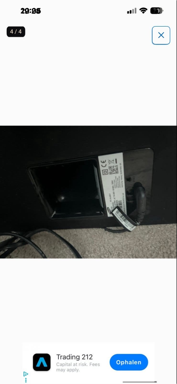 Samsung Soundbar HW-J250/XN - Zo goed als nieuw, Ophalen of Verzenden, Zo goed als nieuw