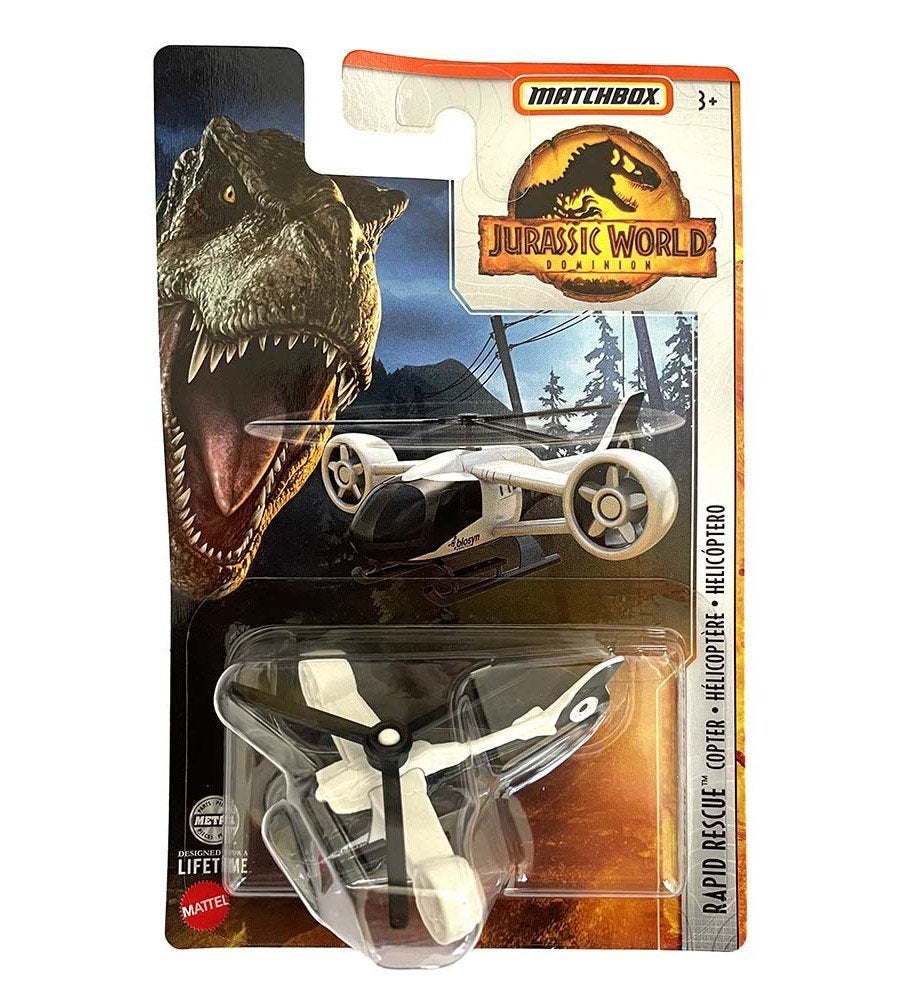 Matchbox: Jurassic World: Rapid Recue Copter, ., Nieuw, Ophalen of Verzenden, .