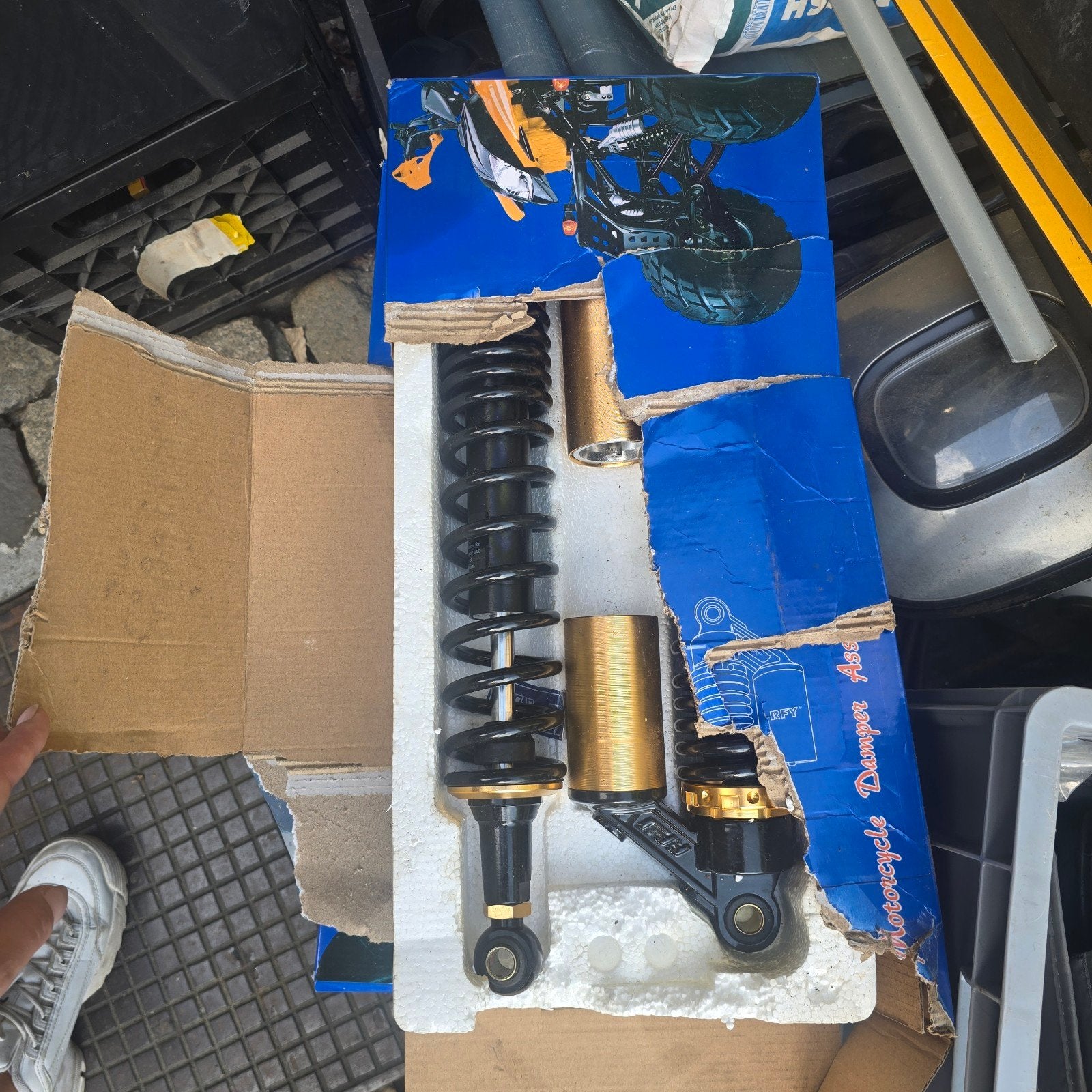 2x Schokbreker voor Crossmotor - Nieuw in doos, Ophalen, Nieuw