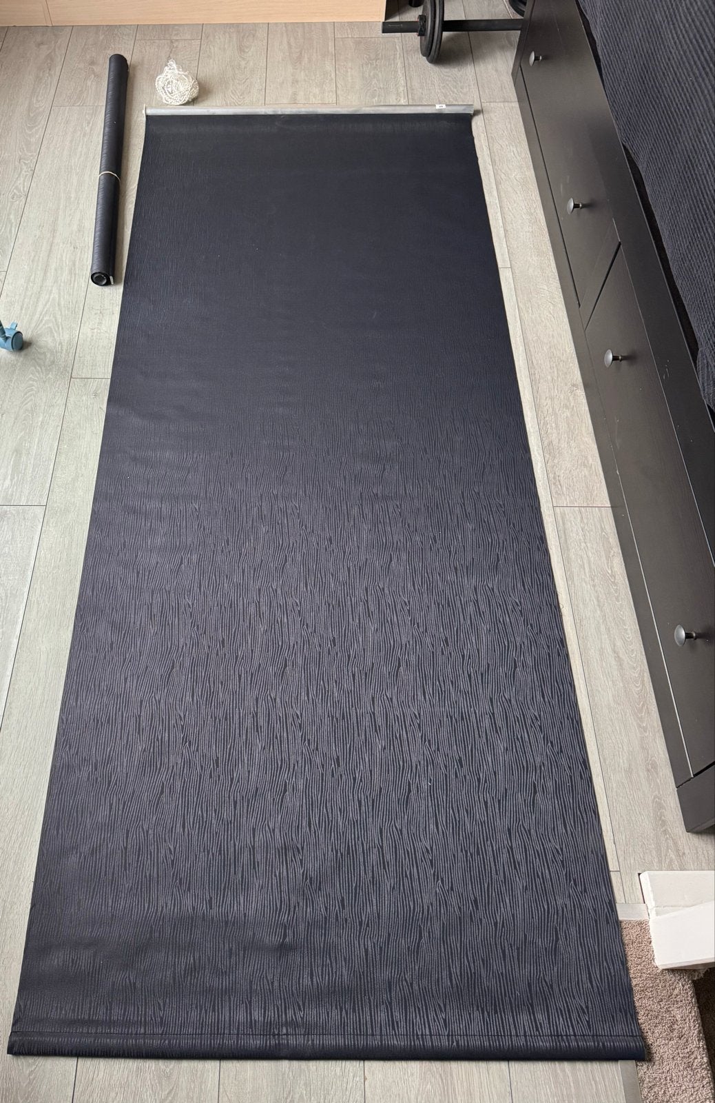 2x Verduisterende rolgordijn donkerblauw 90x210 cm, 90 cm, Gebruikt, Verduisterend, 210 cm