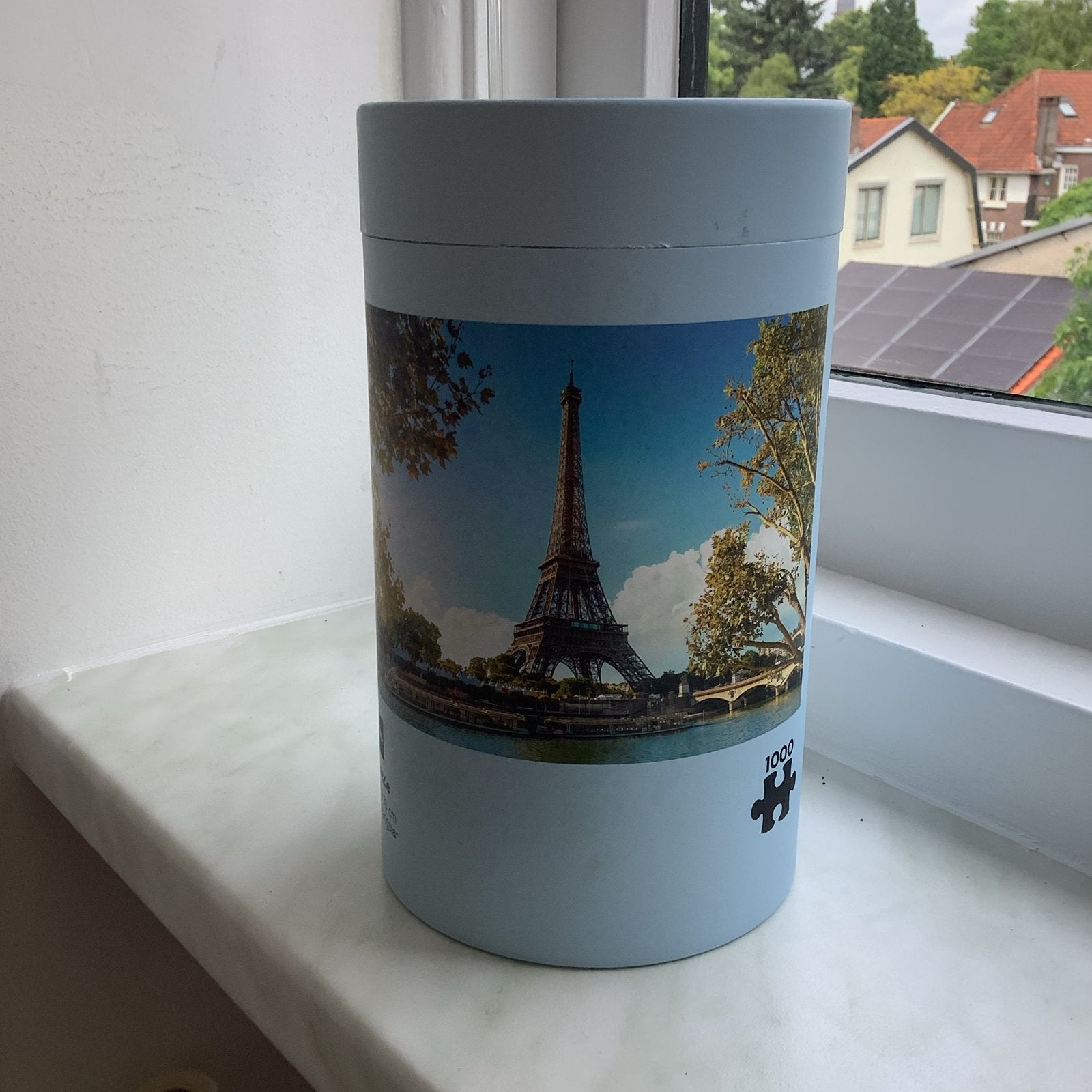 Hema Legpuzzel Eiffeltoren 1000 stukjes, Ophalen of Verzenden, 500 t/m 1500 stukjes, Gebruikt, Legpuzzel