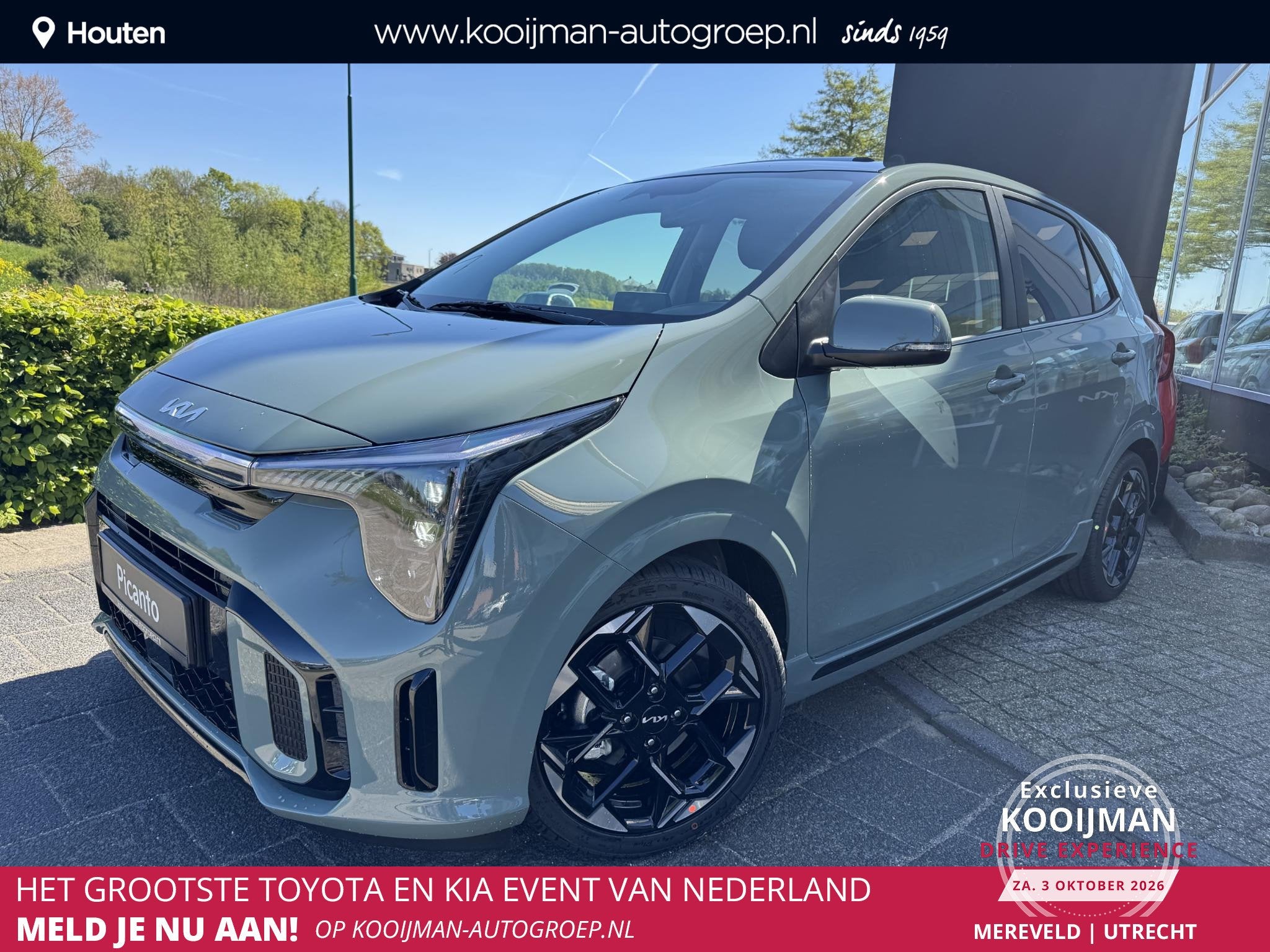 Kia Picanto 1.0 GDi GT-Line , Snel Leverbaar! Inclusief 2000, Auto's, Voorwielaandrijving, Euro 6, 918 kg, 4 stoelen