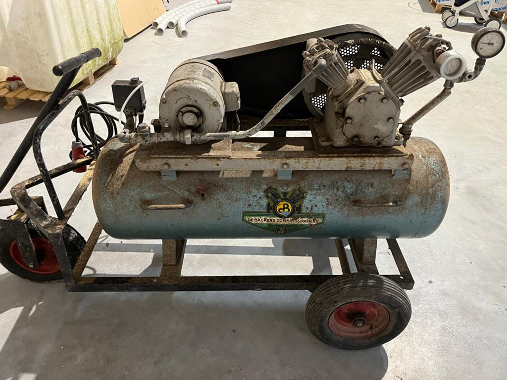 Worthington compressor, Doe-het-zelf en Verbouw, Compressors, Ophalen, Gebruikt, Mobiel, 6 tot 10 bar