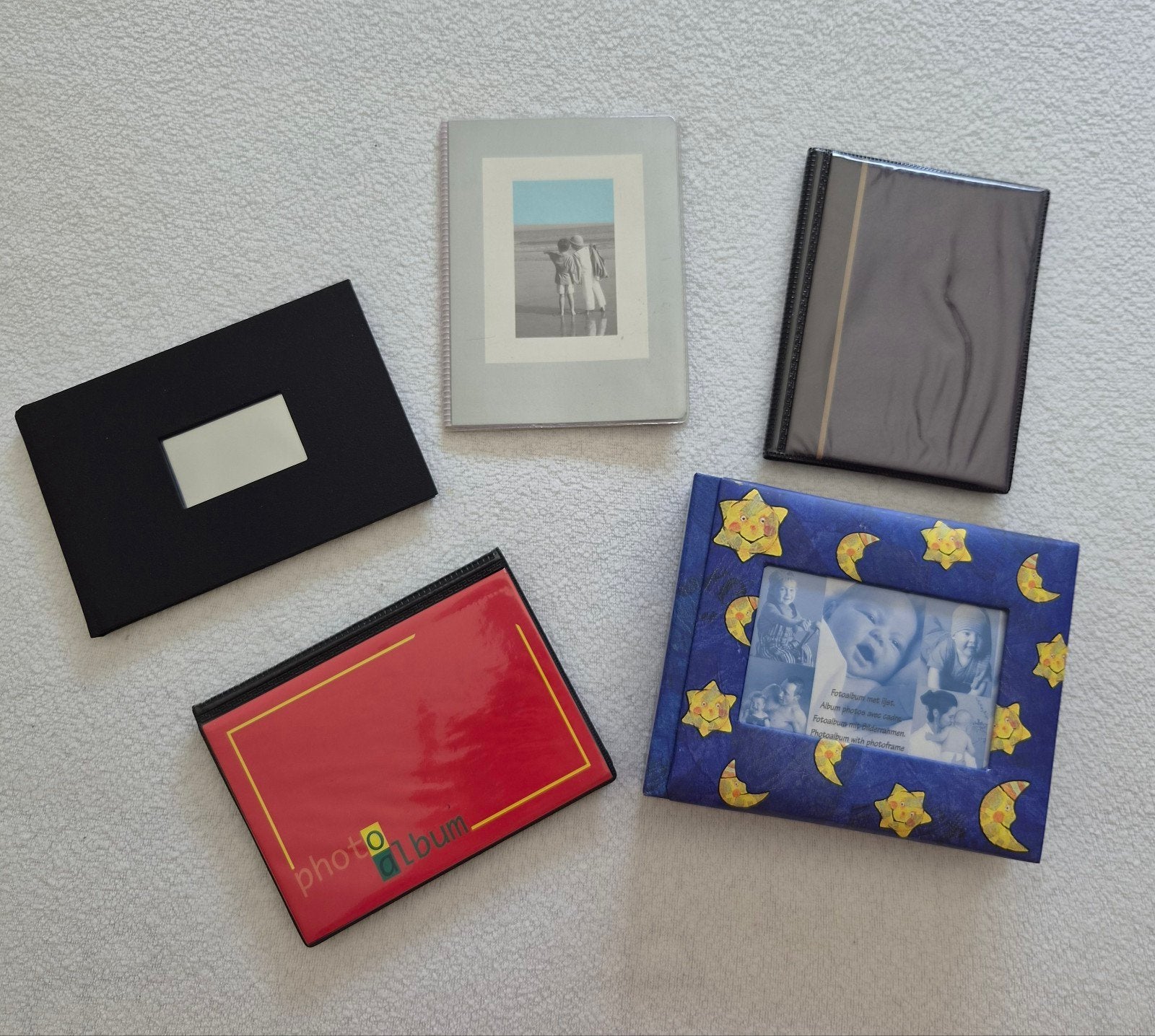 Diverse Fotoalbums en Fotomappen - Set van 5, Blauw, Henzo, Fotomap, Nieuw