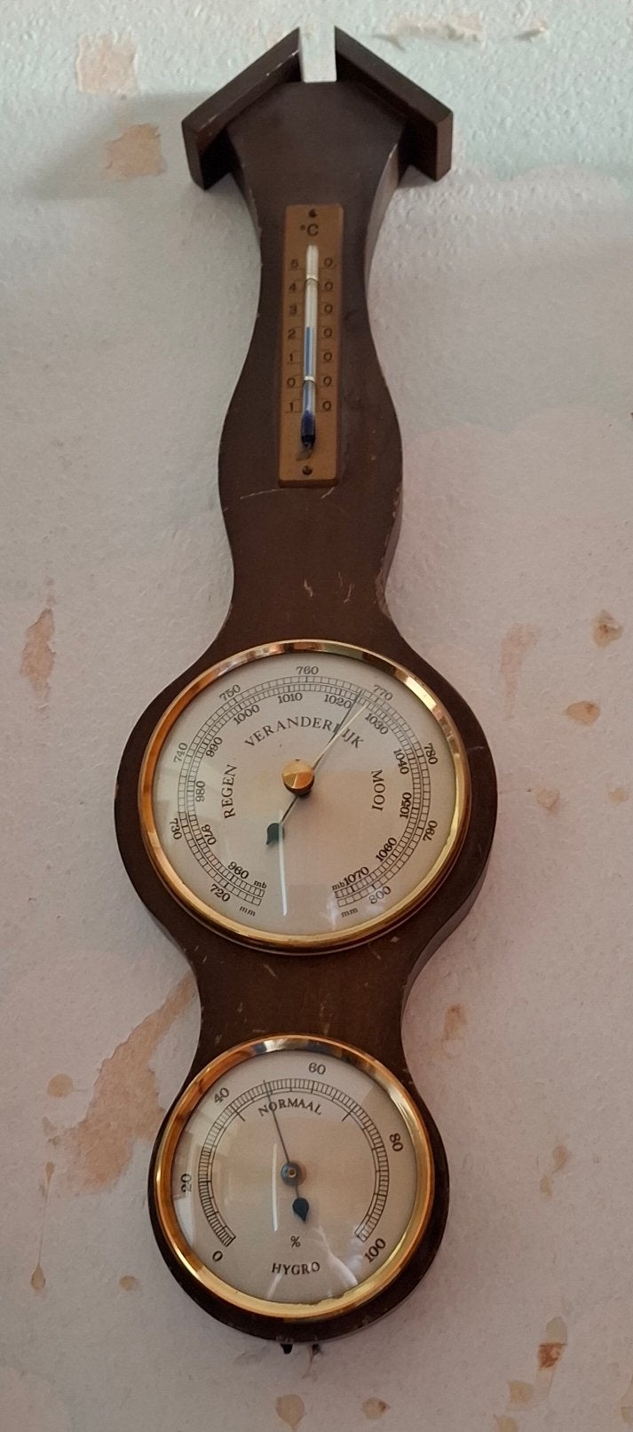 barometer 40 cm, Ophalen, Gebruikt, Barometer