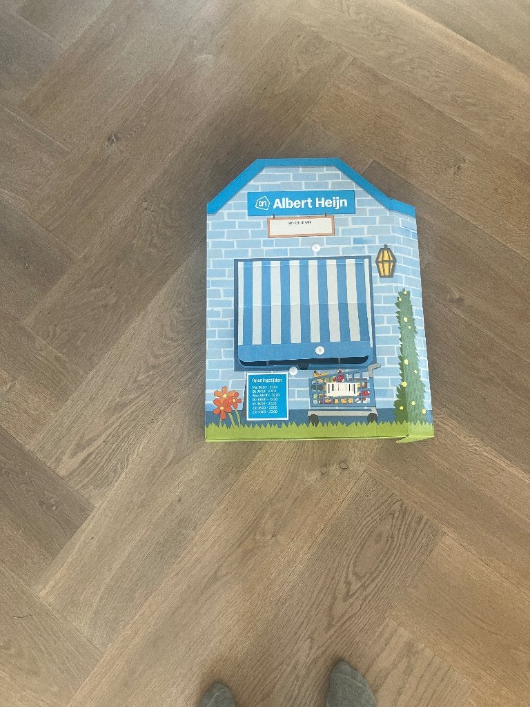 Albert Heijn Mini Supermarkt met Minis, Verzamelen, Beelden en Beeldjes, Ophalen of Verzenden, Zo goed als nieuw, Overige typen
