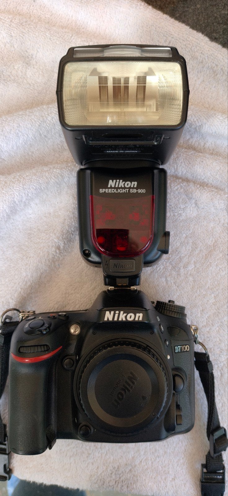 NIKON  D7100 DSLR CAMERA 2 lenzen en sb900 flitser en MEER, Nikon, Camera, Ophalen, Gebruikt
