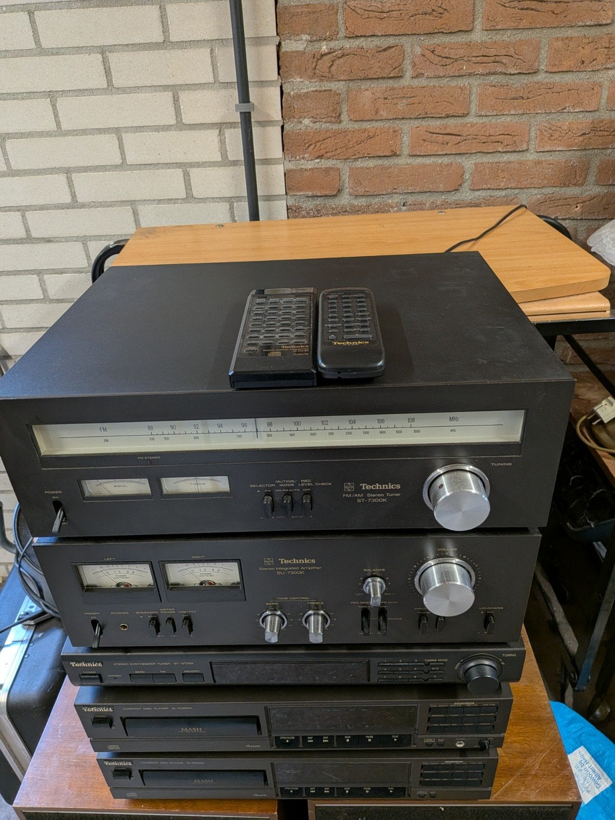 Technics Tuner en Versterker 7300 serie - Geserviced, Gebruikt, Tuner of Radio, Losse componenten, Ophalen