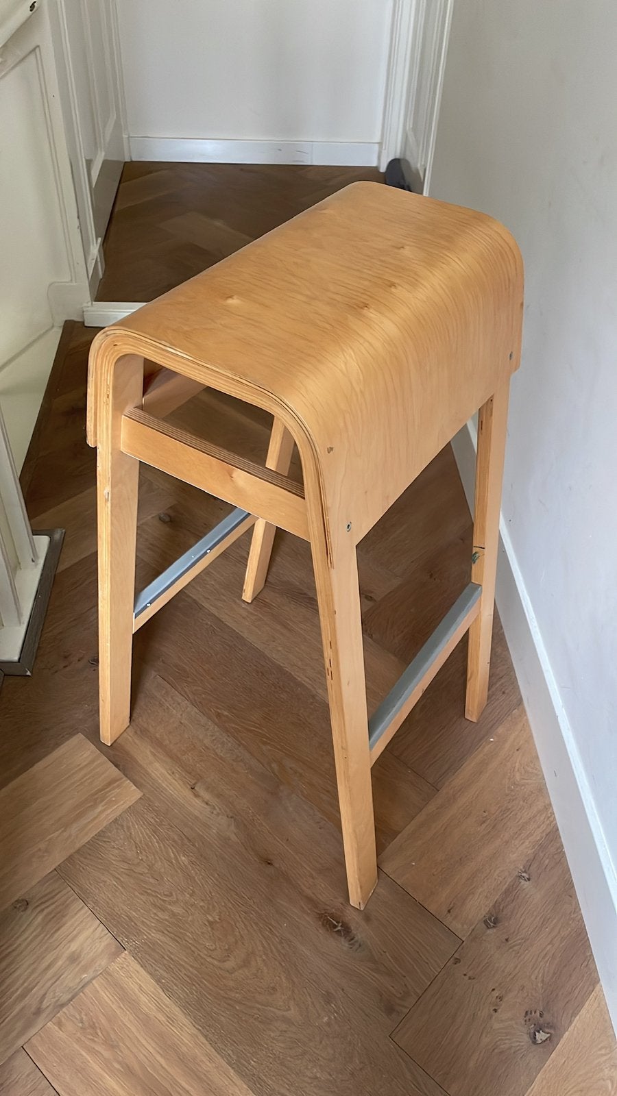 Vintage IKEA kruk, Ophalen, Zo goed als nieuw, Hout