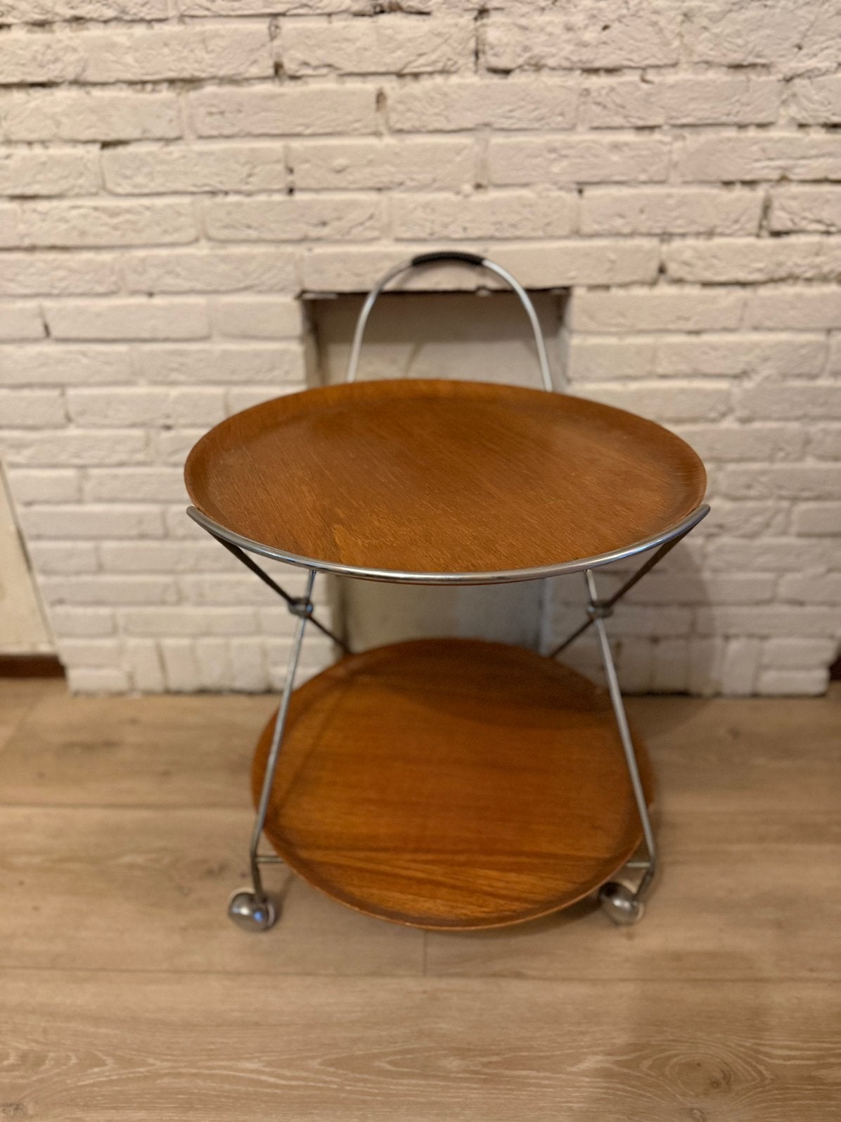 Johnson Brickan Sweden vintage serveerwagen  | Jaren 60/70, Ophalen of Verzenden, Zo goed als nieuw, Te, 60 cm of meer