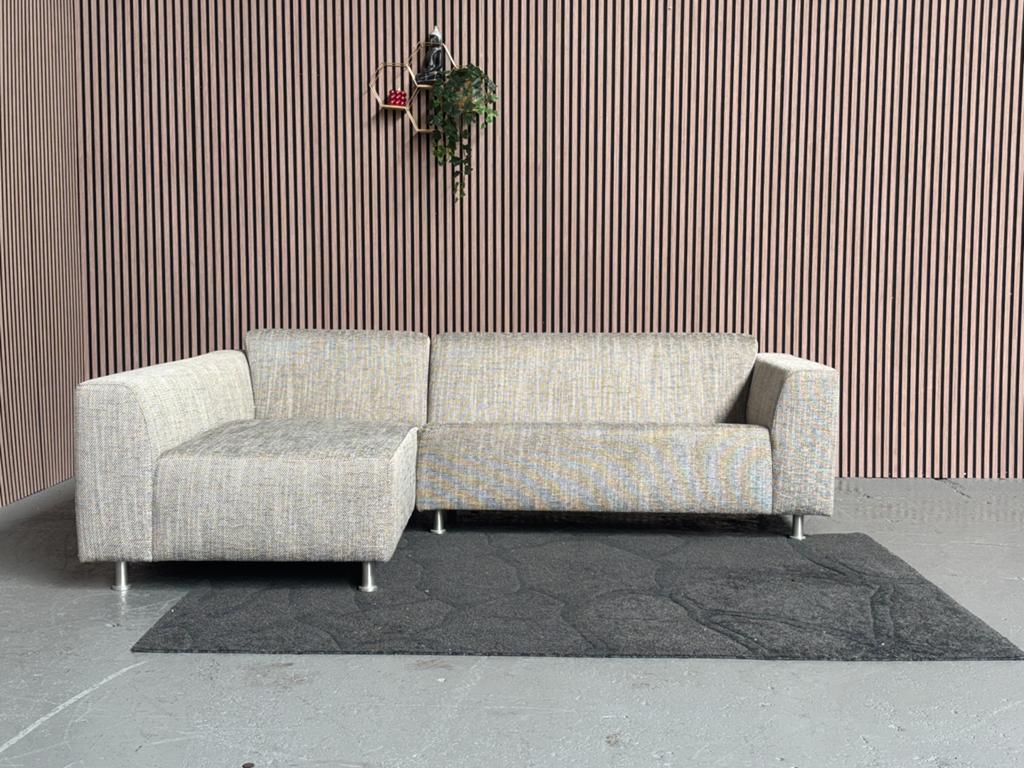 GRATIS LEVERING Loungebank Grijs 250x180 GEREINIGD, Huis en Inrichting, Hoekbank, Ophalen of Verzenden, Zo goed als nieuw, 200 tot 250 cm