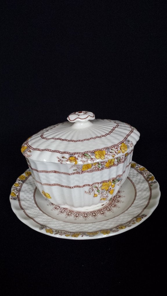 Engelse BOTERPOT “Boterbloem” <> SPODE Buttercup ca 1950, Ophalen of Verzenden