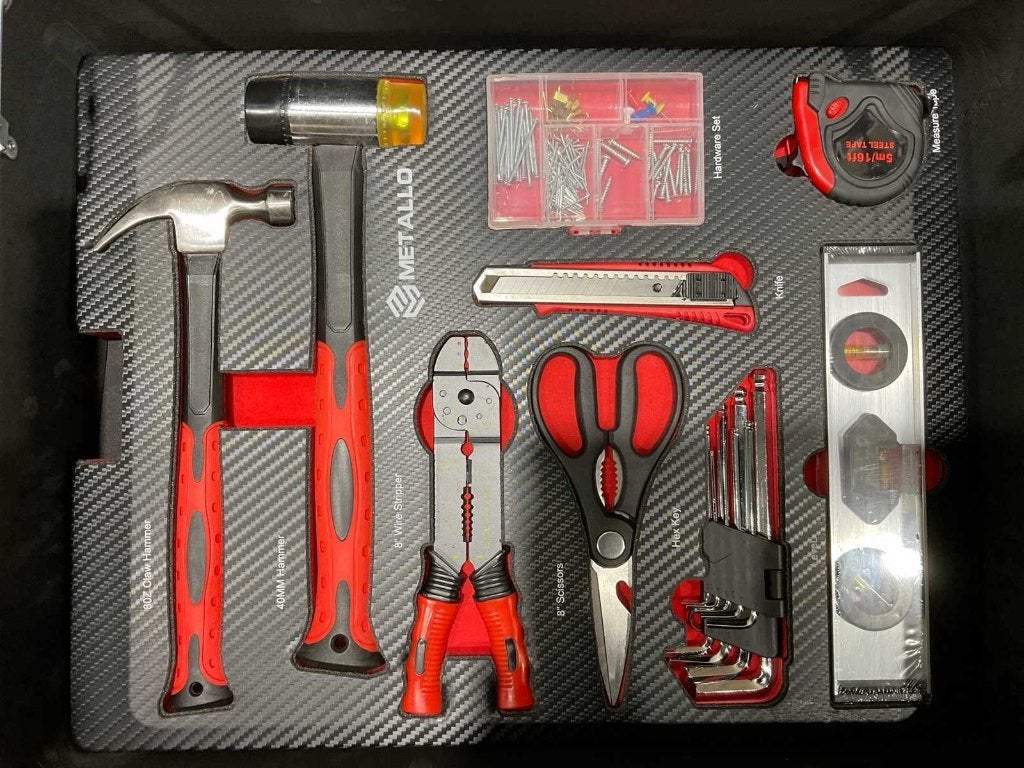 Metallo Gereedschapkoffer 202PCS nieuw‼️, Ophalen, Gevuld, Nieuw