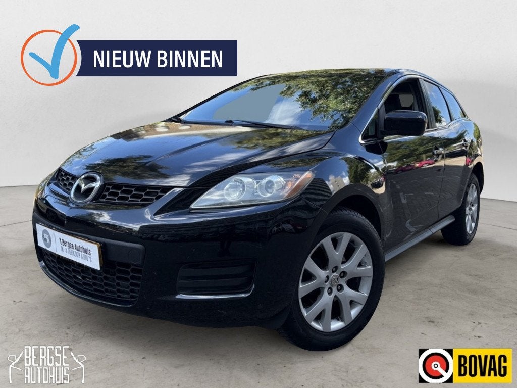 Mazda CX-7 2.3 Turbo Touring AUTOMAAT LEER CRUISE (bj 2007), Auto's, Automaat, 450 kg, Gebruikt, 252 pk