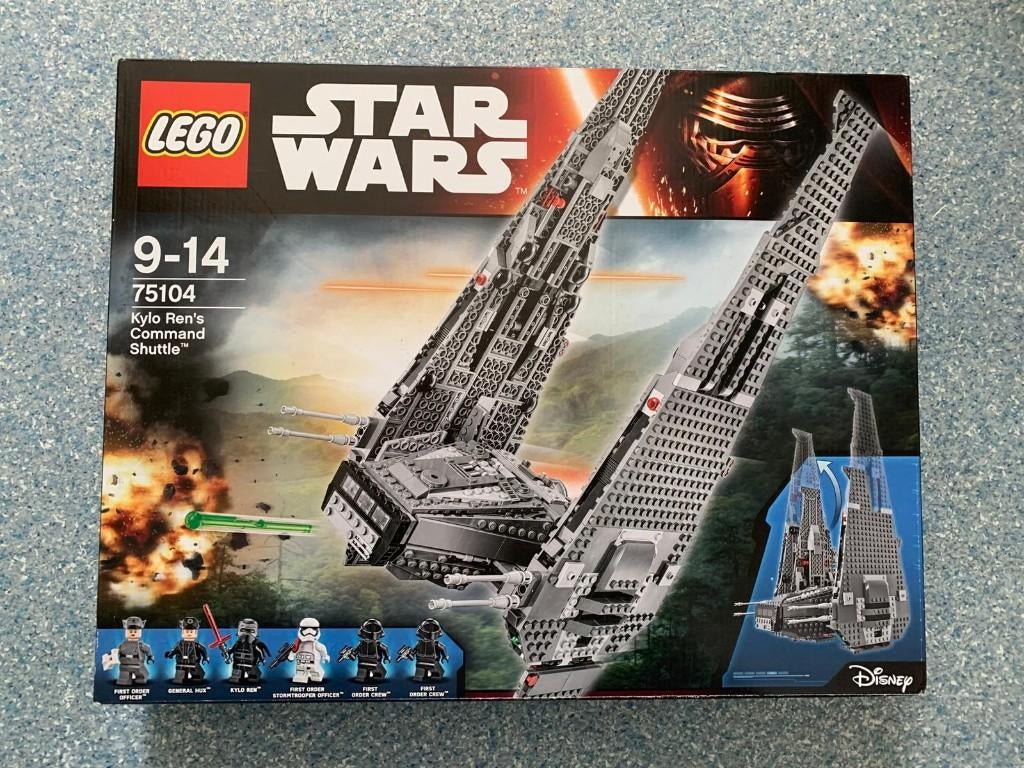 Lego Star Wars Kylo Ren's Command Shuttle 75104, Star Wars, Lego, Nieuw, Ophalen of Verzenden