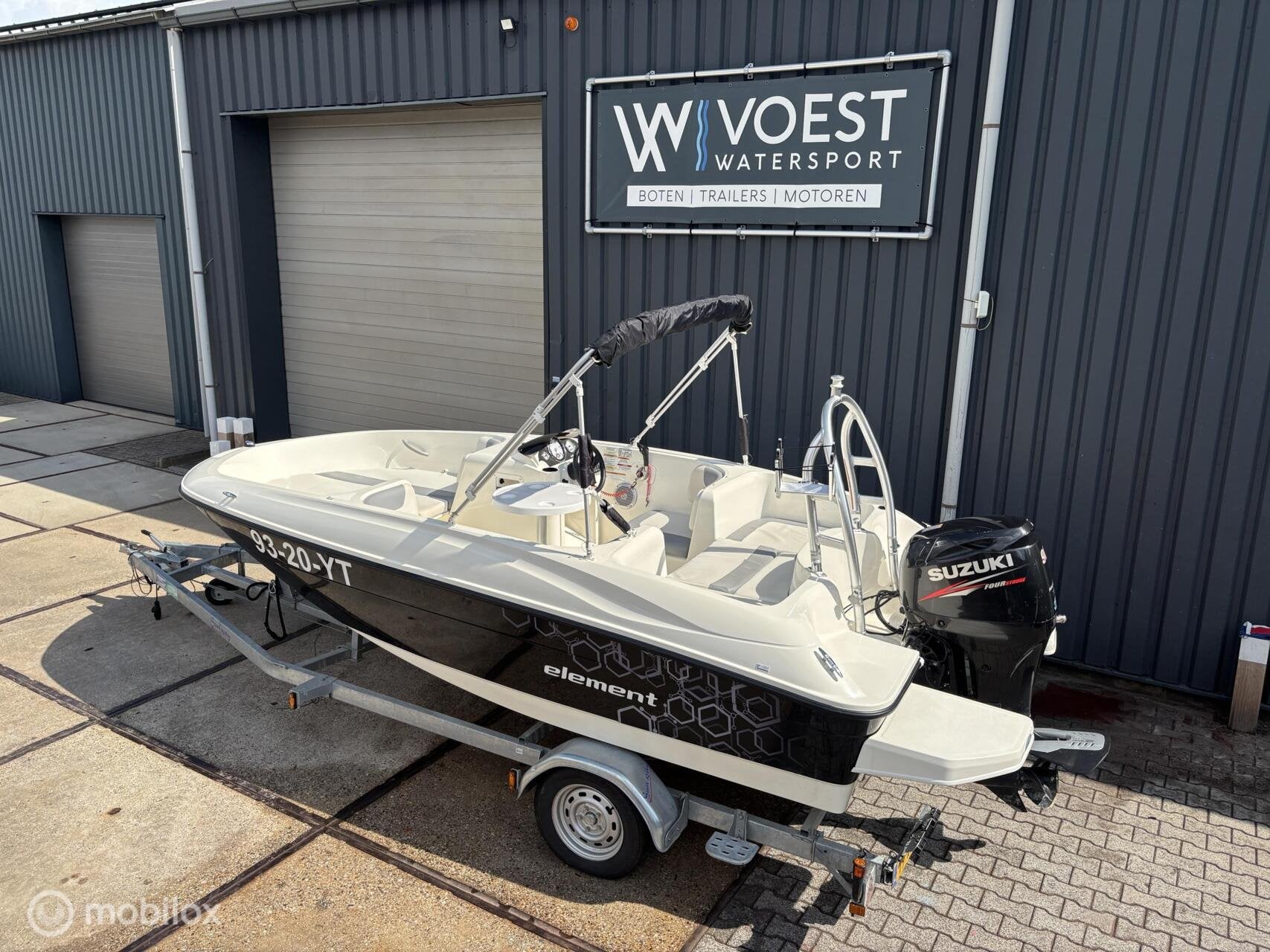Bayliner E5 / 90 PK Suzuki / trailer LED, Watersport en Boten, Speedboten, Overige brandstoffen, 70 tot 120 pk