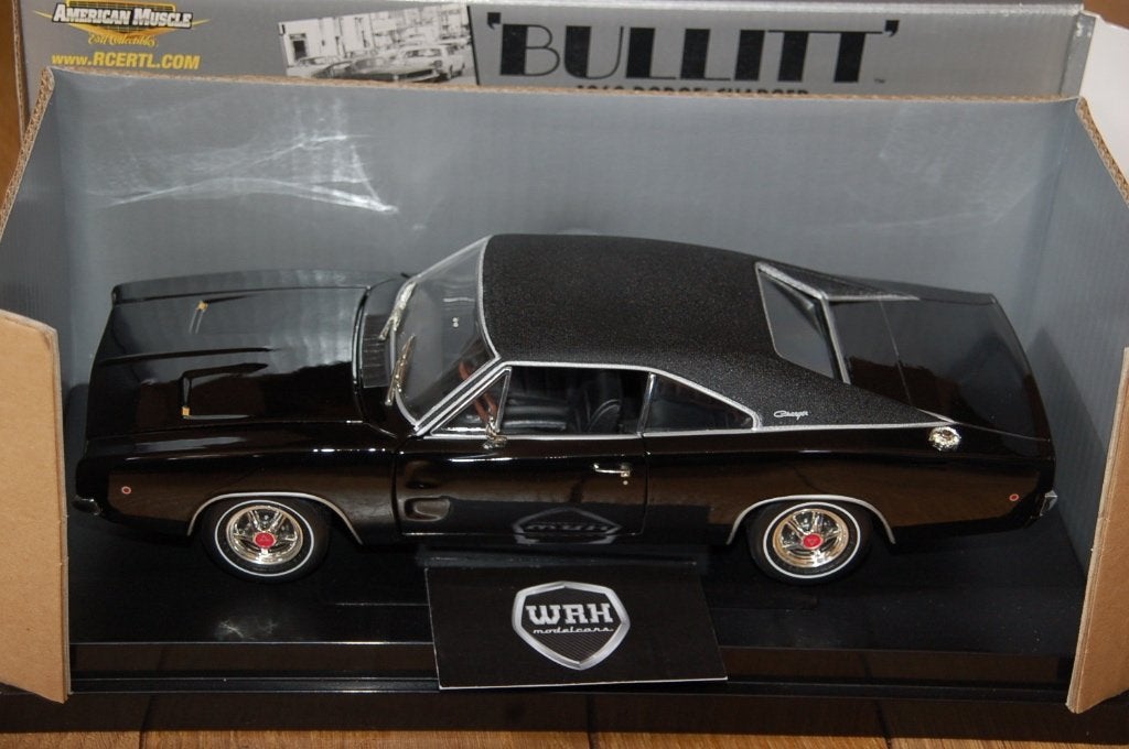 1:18 DODGE CHARGER BULLIT MOVIE CAR ERTL WRH, Hobby en Vrije tijd, Modelauto's | 1:18, Verzenden, Zo goed als nieuw, Auto, ERTL