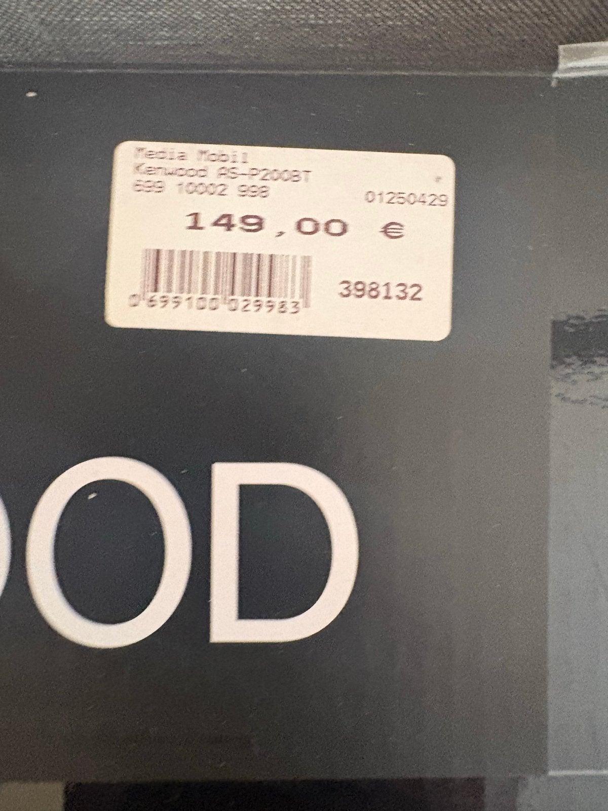 Kenwood AS-P200BT Party Speaker met Lichteffecten, Party speaker, Nieuw, Ophalen of Verzenden, Bluetooth