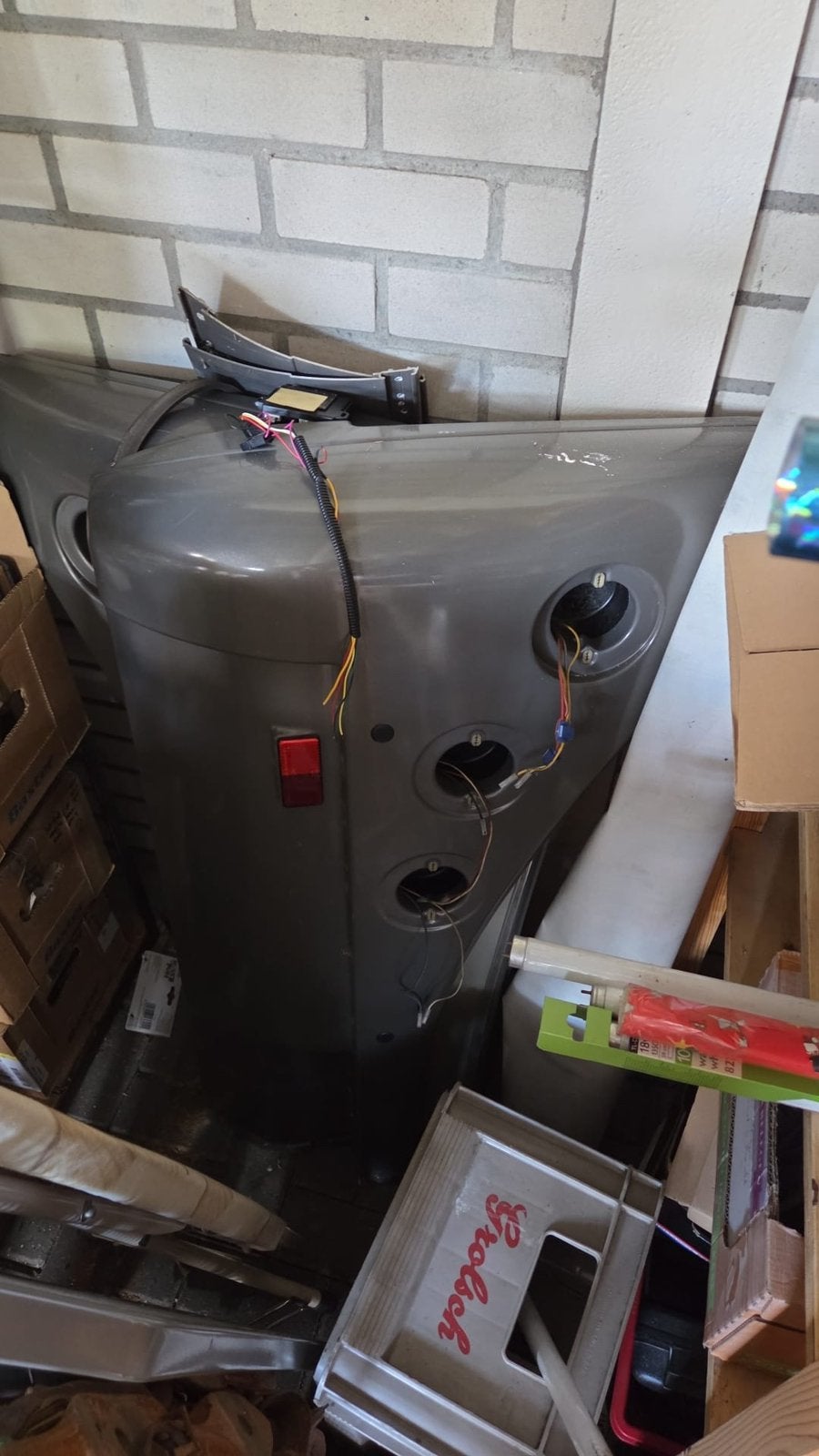 2 achter panelen Hymer bj 2006 met afstand sensoren+kastje, Ophalen, Gebruikt