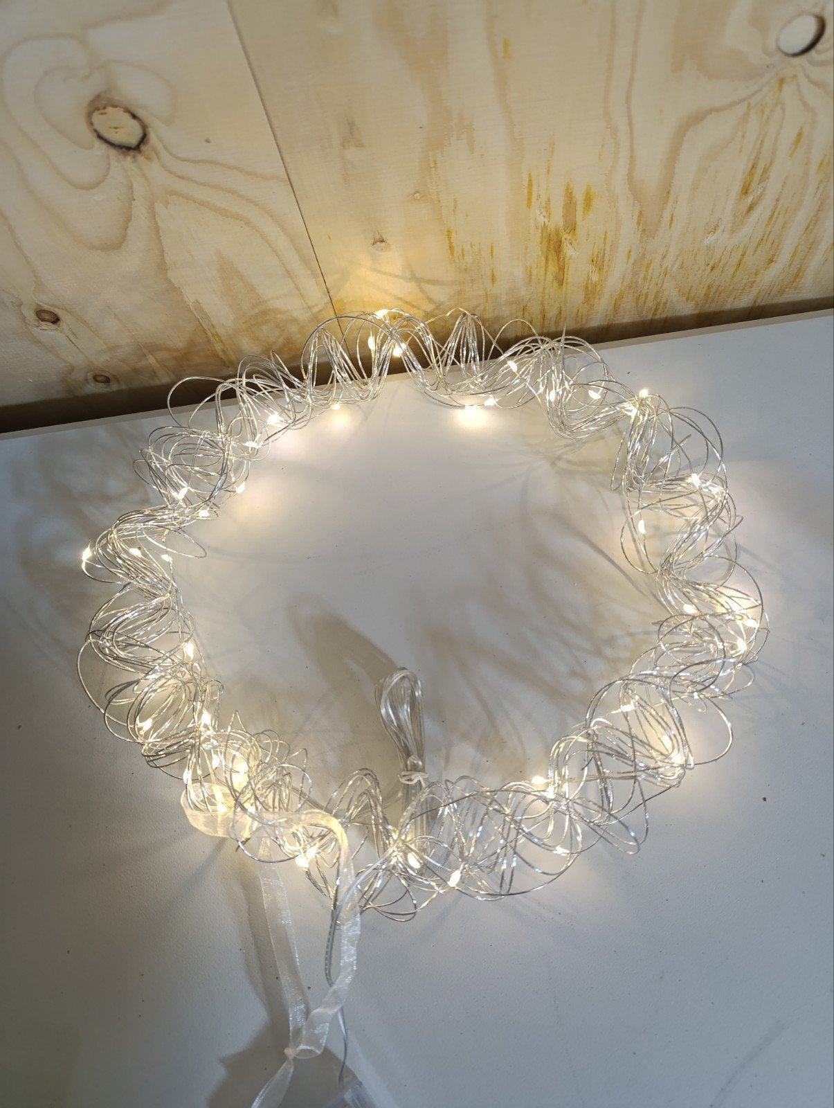 Decoratieve LED krans, Ophalen of Verzenden, Zo goed als nieuw