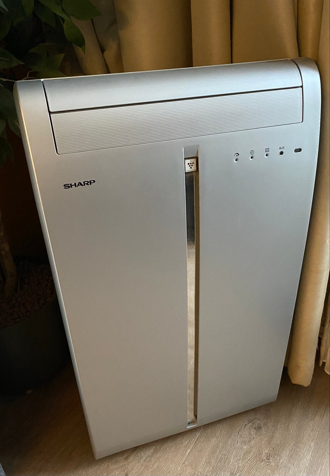 Sharp Mobiele Airco CV-P09FR met Afstandsbediening, Ophalen, Gebruikt, Minder dan 60 m³, 3 snelheden of meer
